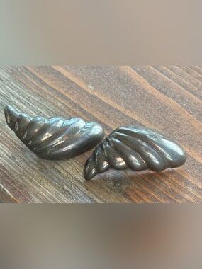 Vintage Sterling Silver Statement Clip Earrings